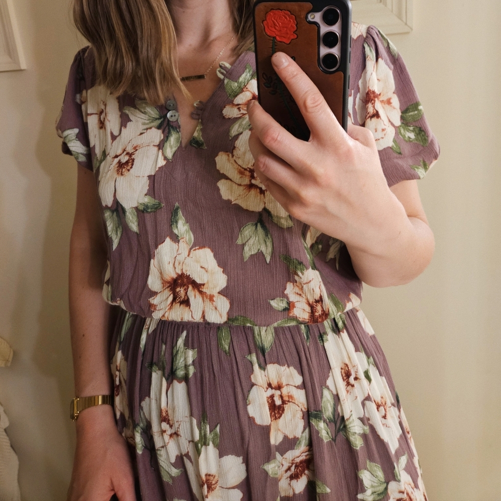 Christy Dawn Robin Dress Lilac Bloom M/L - Picture 3 of 7